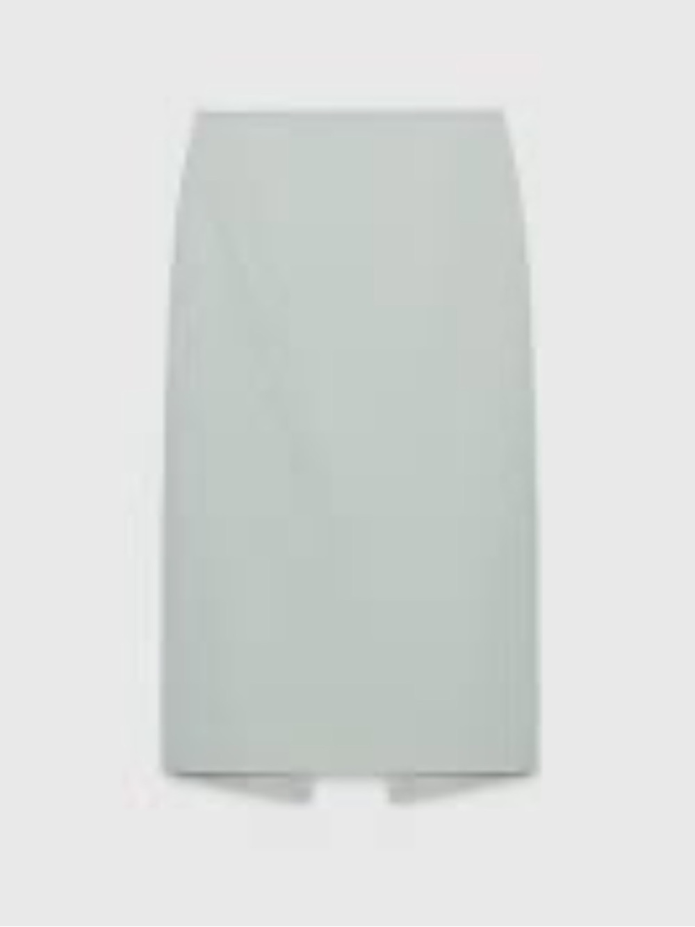 Zara Classic Straight Midi Skirt in Light Mint Size M